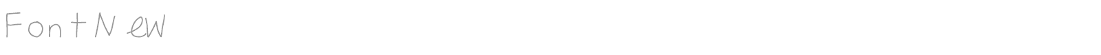 Font New font preview